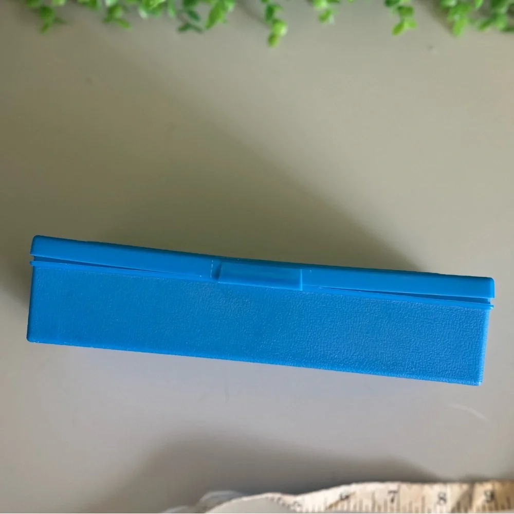 Vintage 1982 Kelloggs Rice Krispies Blue Pencil Case Box Snap Crackle Pop